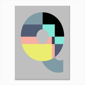 Letter Q Canvas Print