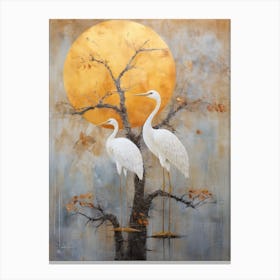 Egrets Canvas Print