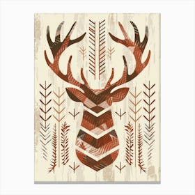 Deer Head 4 Canvas Print