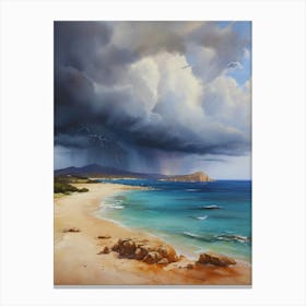 Stormy Seas.4 Canvas Print