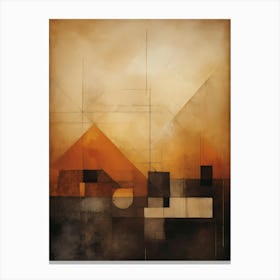 Abstract Geometric Painting (2) 1 Canvas Print