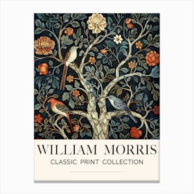 William Morris, Style - Birds And Fruits Canvas Print