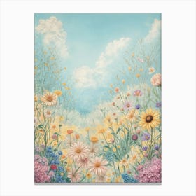 Flower Valley Canvas Print