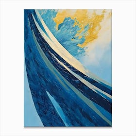 Blue Wave 4 Canvas Print