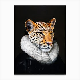 Trustful Tobias The Leopard Pet Portraits Canvas Print