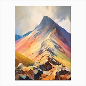 Cadair Idris Wales 2 Mountain Painting Canvas Print