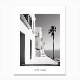 Poster Of Kusadasi, Turkey, Photography In Black And White 3 Canvas Print