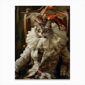 Cat In Costume 2 Canvas Print