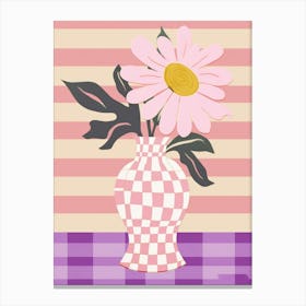 Lavender Flower Vase 2 Canvas Print