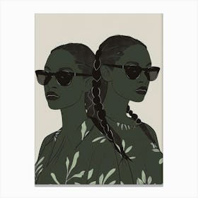 Beyonce And Kylie Canvas Print