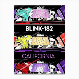 Blink 182 California Canvas Print