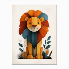 Lion poster Canvas Print