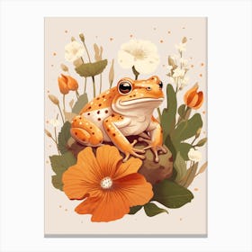 Fall Foliage Toad 1 Canvas Print