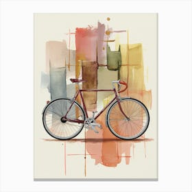 Watercolor Bicycle Painting Toile