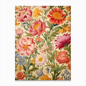 Floral Wallpaper 113 Canvas Print