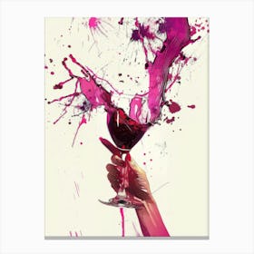 Glass Of Wine 2 Canvas Print