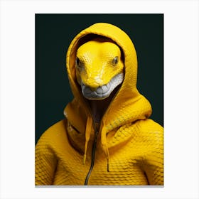 Snake Hoodie Canvas Print