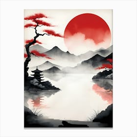 Japanese Landscape Canvas Print