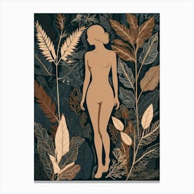 Leonardo Kino Xl A Gracefully Modern Female Figure Her Silhoue 1 Lienzos