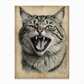 Roaring Cat 1 Canvas Print