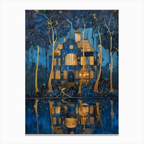 House By The Lake 1 Canvas Print