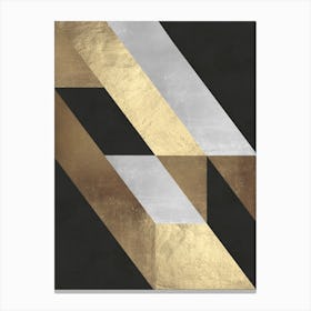 Golden geometry 3 Canvas Print