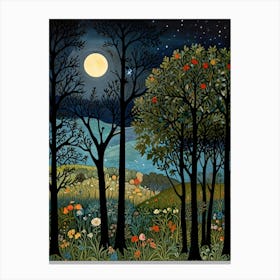 William Morris Night In The Woods 19 Stampe su tela