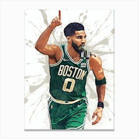 Jayson Tatum Boston Celtics 1 Canvas Print