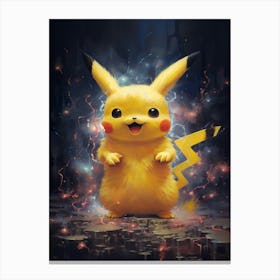 Pokemon Pikachu 5 Canvas Print