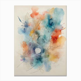 Abstract Watercolor Painting 7 Canvas Print