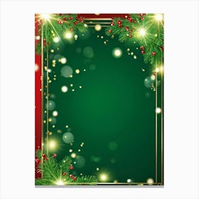 Christmas Frame Canvas Print