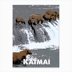 Katmai, National Park, Nature, USA, Wall Print, Canvas Print