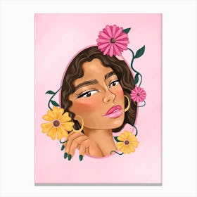 Cover Me In Flowers Canvas Print