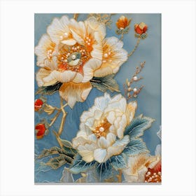 Chinese Flower Painting 66 Canvas Print