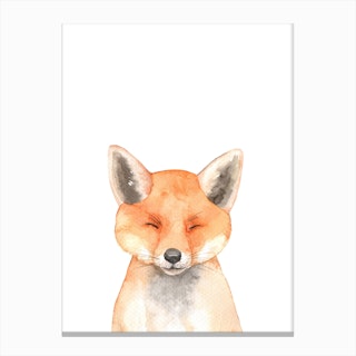 Nursery Fox Canvas Print
