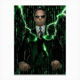 Matrix Agent Smith Canvas Print