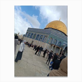 Dome Of The Rock Canvas Print