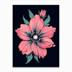 Pink Flower 11 Canvas Print