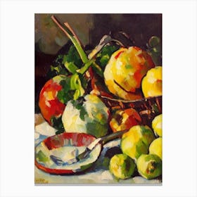 Celery Root 2 Cezanne Style vegetable Canvas Print