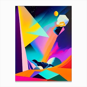 Nebula Abstract Modern Pop Space Canvas Print