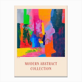 Modern Abstract Collection Poster 89 Canvas Print