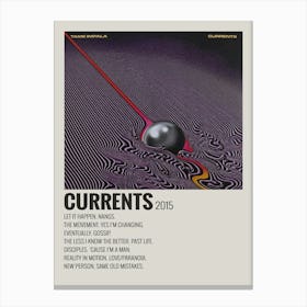 Currents 2015 Poster Decor Canvas Print