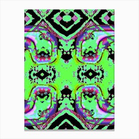 Abstract Psychedelic Pattern 3 Canvas Print