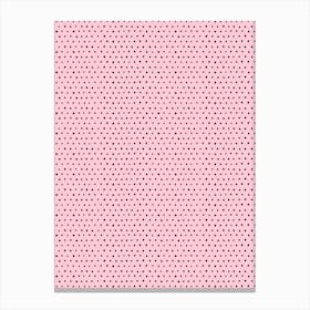Artsy Dots Pink Canvas Print