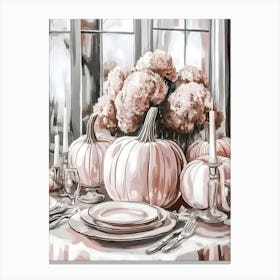 Thanksgiving Table 10 Canvas Print