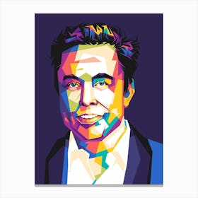 Elon Mask Wpap Canvas Print