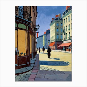 Paris Street Canvas Print