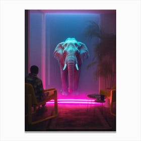 The Elephant In The Room 3 Canvas Print