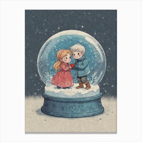 Snow Globe 4 Canvas Print