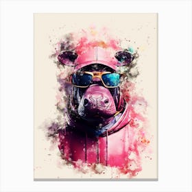 Hippo Canvas Print